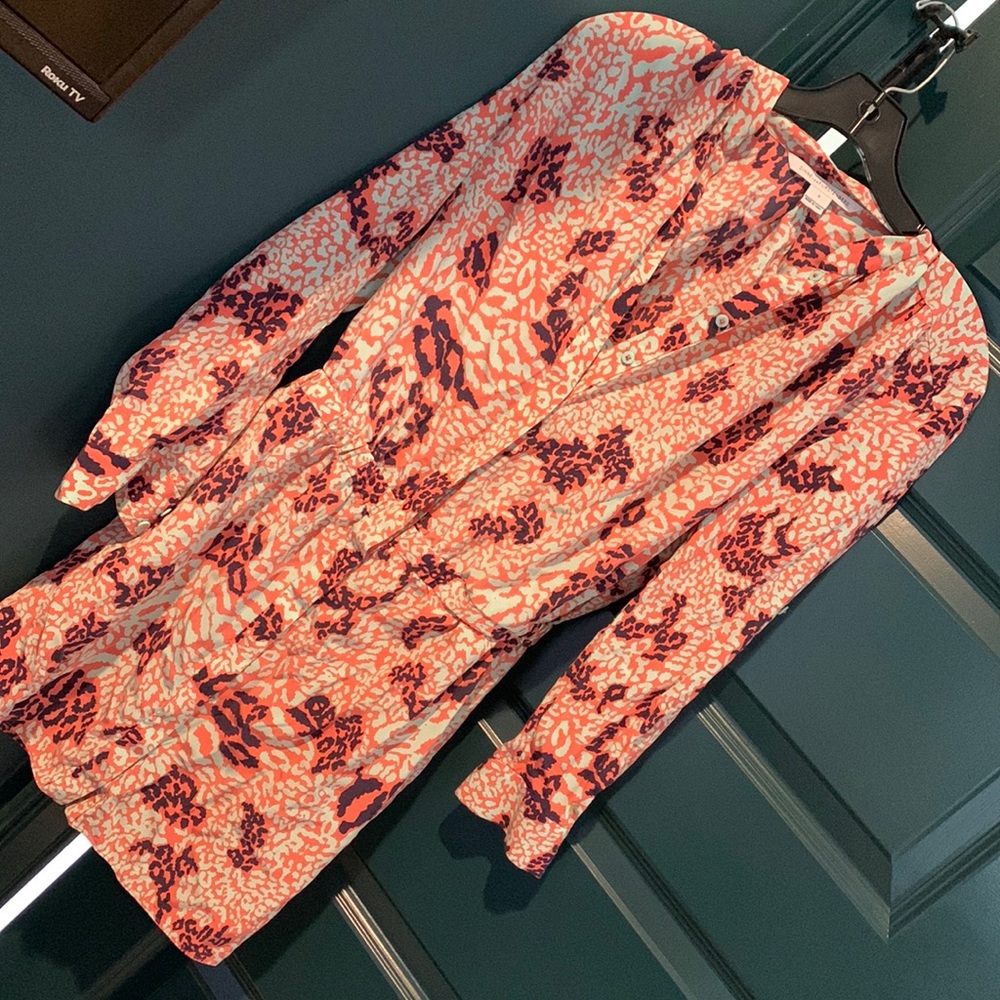 DVF leopard dress